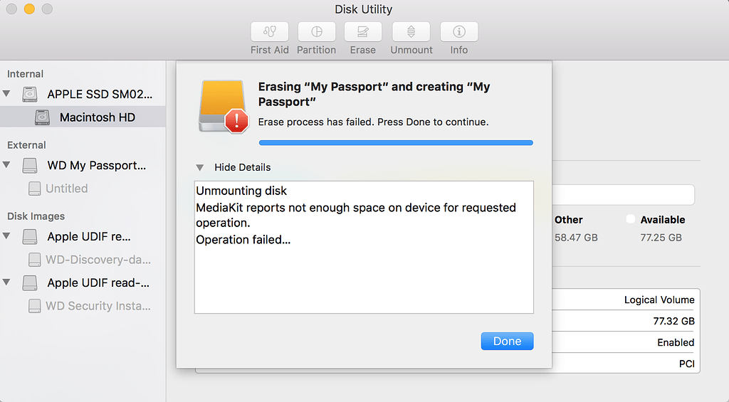 can i partition my passport for mac
